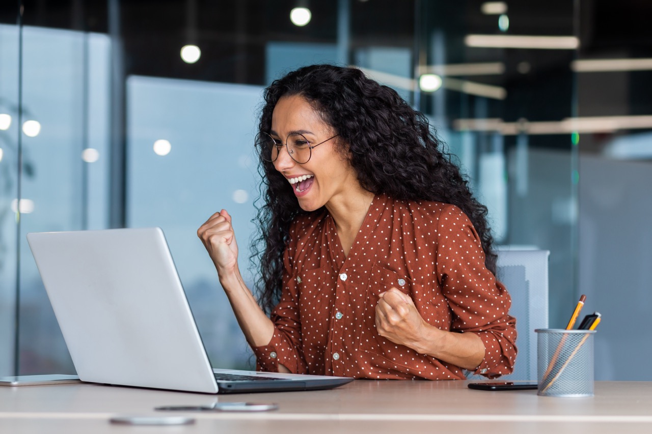 young woman in the office