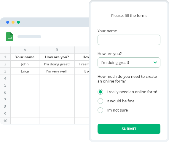 An animation of an online form with unlimited file upload